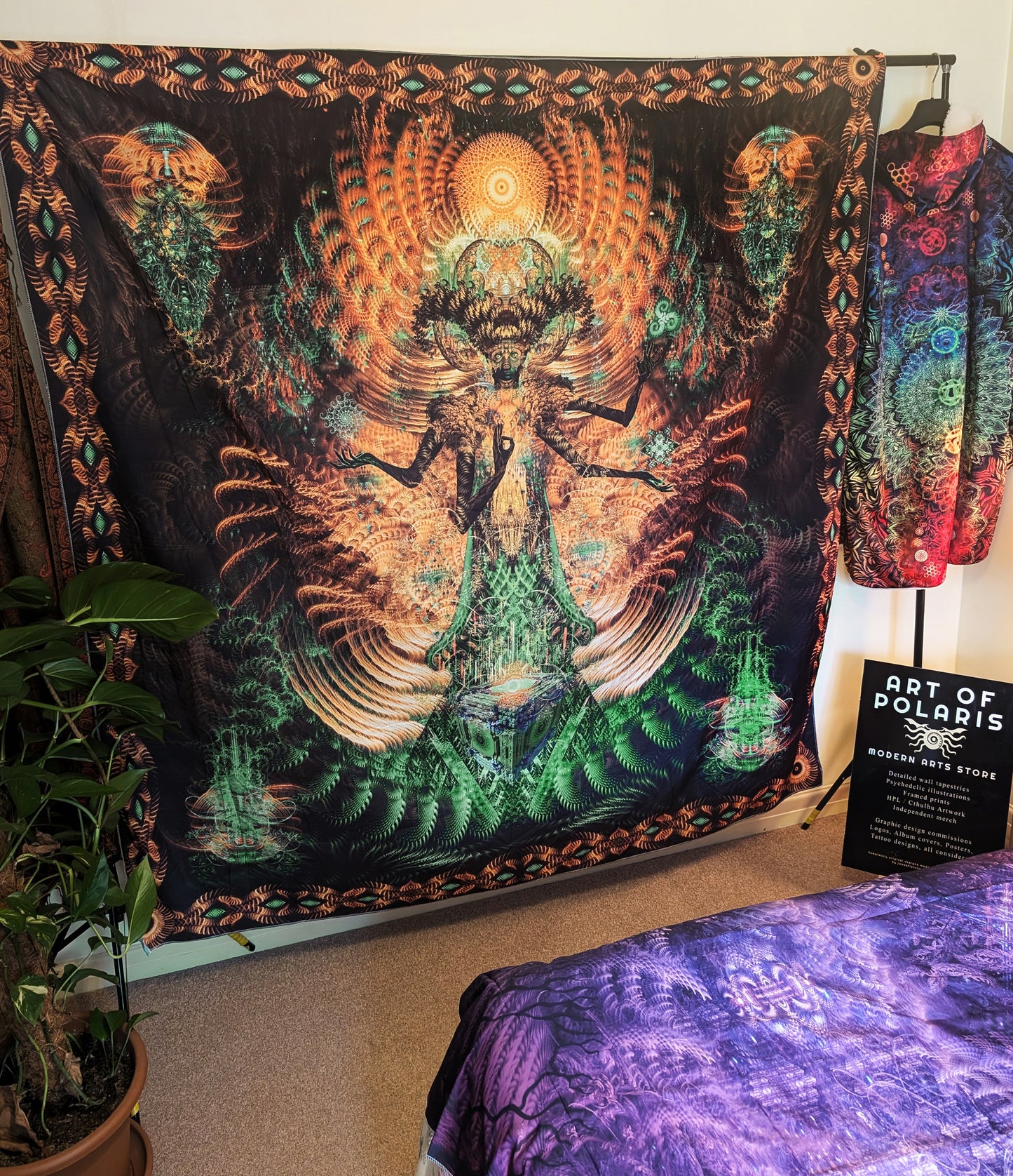 The Golden Goddess | Decorative Tapestry