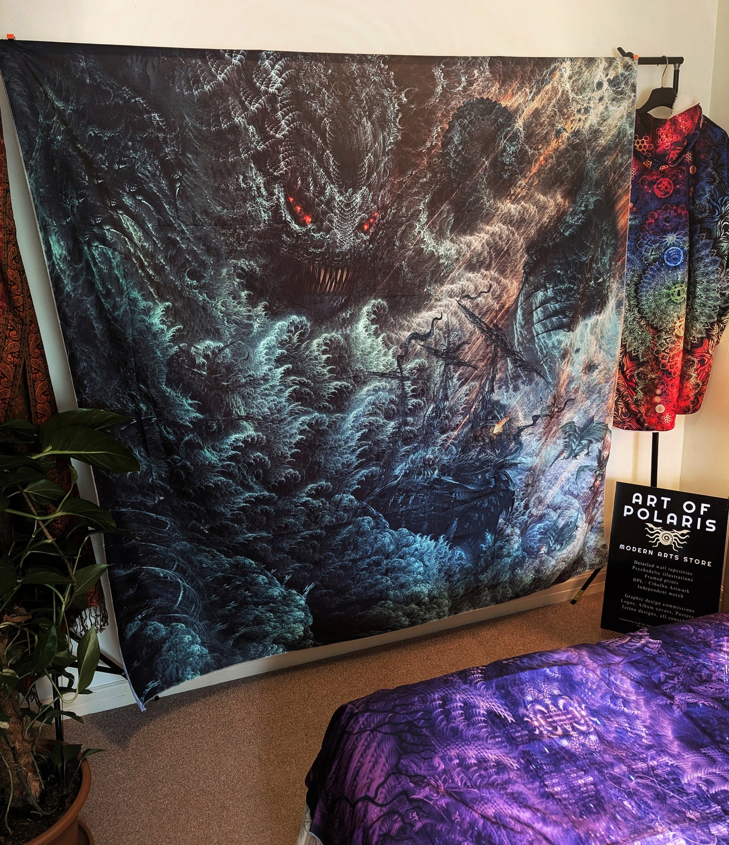 Fractal Dagon | Decorative Tapestry